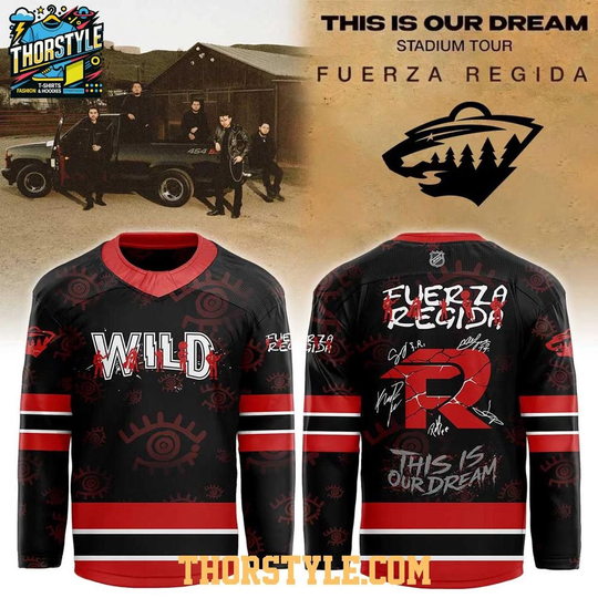 Minnesota Wild Fuerza Regida Stadium Tour 2026 Hockey Shirt