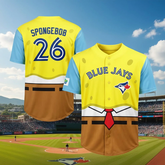 2026 Toronto Blue Jays Spongebob Squarepants Jersey Giveaway