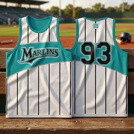 2026 Miami Marlins Throwback Basketball Jersey Giveaway