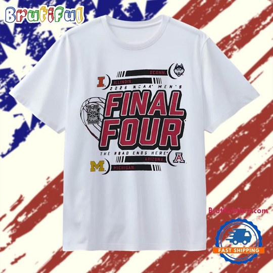 Final Four 2026 NCAA Men’s Basketball March Madness logos T Shirt