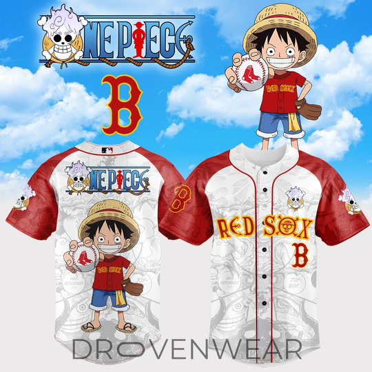 Boston Red Sox x One Piece Night 2026 Special Edition Baseball Jersey