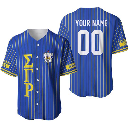 Sigma Gamma Rho Custom Baseball Jersey