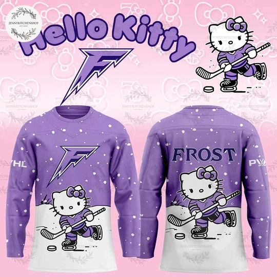 Discover Minnesota 1Frost Hello Kitty Limited Men's Hockey Jersey 2025