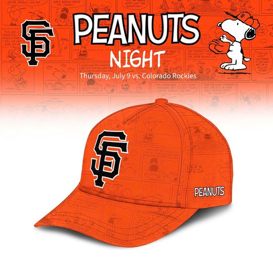 San Francisco Giants Peanuts Night Baseball Cap