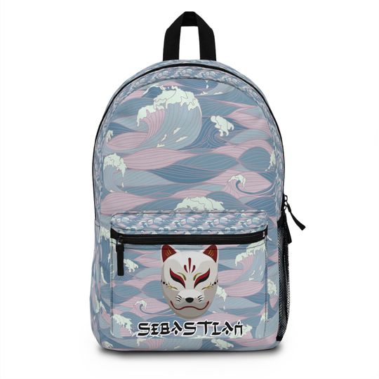Discover Custom Anime Kimono pattern Backpack ,back to school, slayer bag , Pre-k Grad school, high school, demon backpack, Personalized backpack