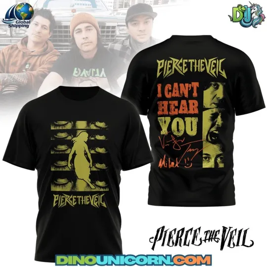 Pierce The Veil Emo Rock Style Graphic Fan 3D T-shirt