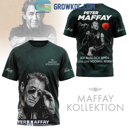 Discover Peter Maffay Kollektion Ich Muss Dich Sehen S-5XL 3D Tee Shirt TD1093