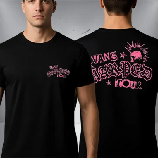 Discover Vans Warped Tour 2026 Pink Is Punk Unisex T Shirt