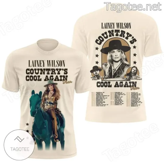 Discover Lainey Wilson Country’s Cool Again Tour 3D All Over Print Shirt All Sizes TD1312