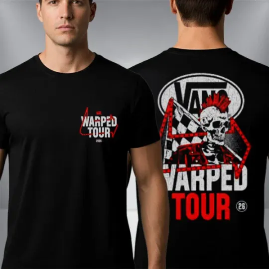 Discover Vans Warped Tour 2026 Outlaw Unisex T Shirt