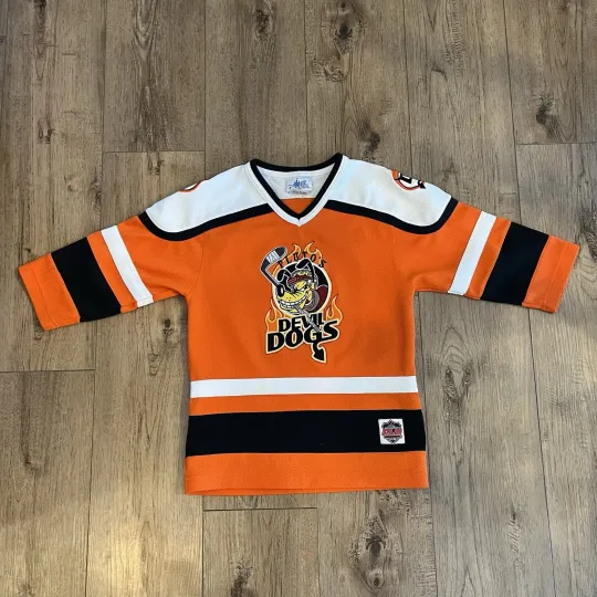 Discover Vintage Disney World Kids Plutos Devil Dogs K9 Hockey Multicolor Jersey Youth S