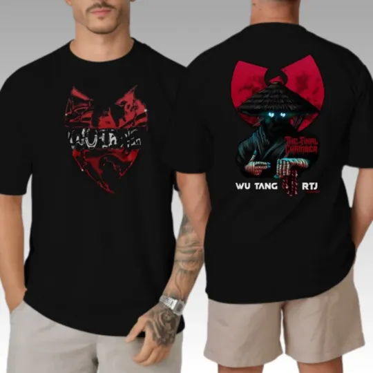 Discover w tang band Clan Forever The Final Chamber Tour 2026 Double Sided T-Shirt