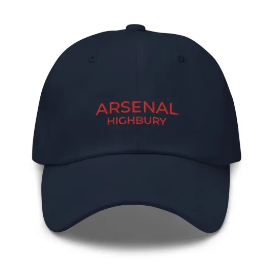 Arsenal FC Highbury England Embroidered Dad Hat Soccer Football Cap