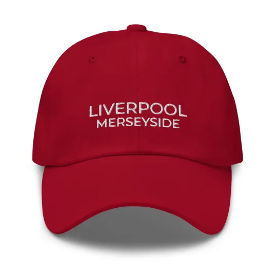 Discover Liverpool Merseyside Embroidered Dad Hat Baseball Cap