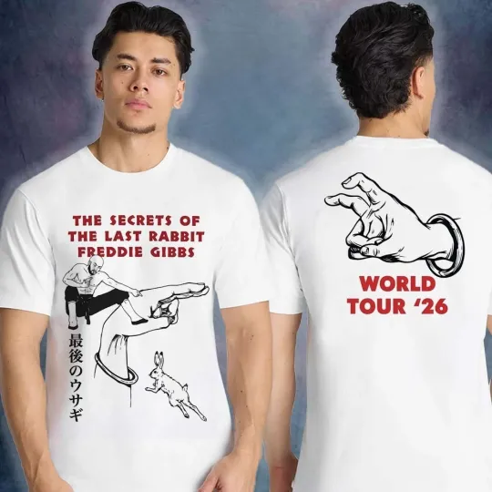 Discover Freddie Gibbs The Last Rabbit Tour 2026 T-Shirt