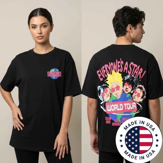 Discover 5SOS Everyone a Star World Tour 2026 Shirt Glasgow OVO Hydro Concert Tee Unisex