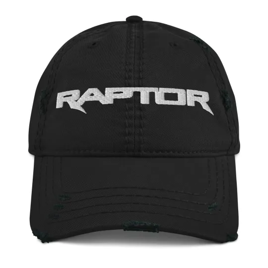 Raptor Cap F150 Embroidered Distressed Dad Hat