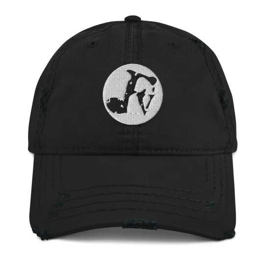 Funk Volume Record Label Distressed Dad Hat
