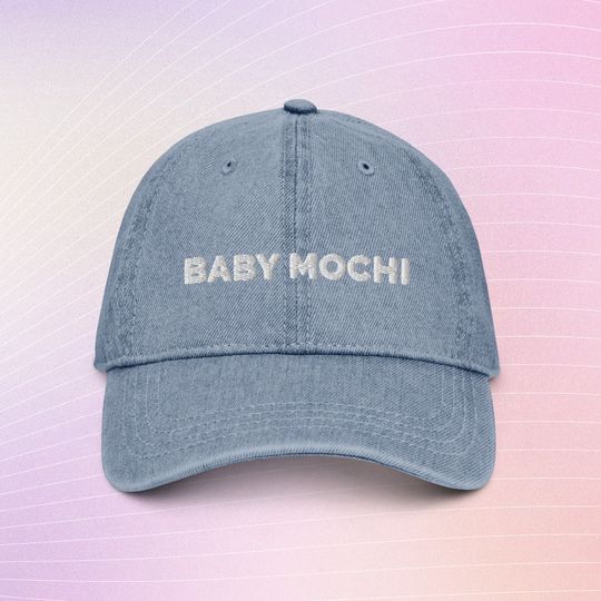 Discover BTS Jimin Hat, BTS Baby Mochi Hat, Baby Mochi Embroidery Denim Hat, BTS Accessories, Park Jimin Hat