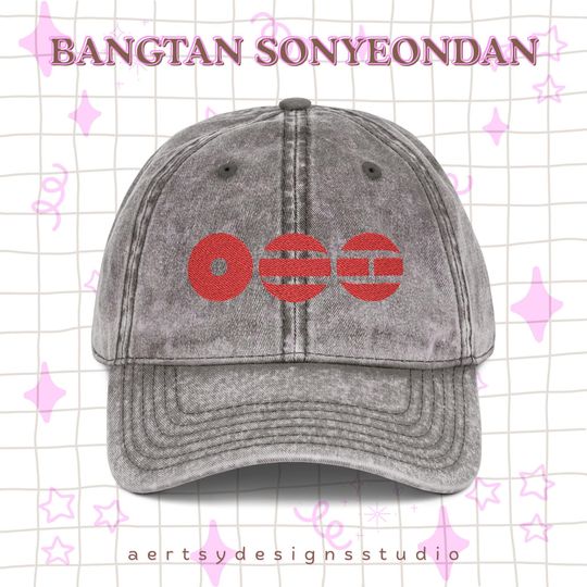 Discover Embroidery Vintage Cap | BTS World Tour 2026 Army Arirang, KPOP Fan Concert