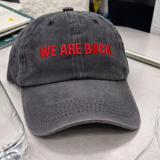 BTS Kpop Embroidered Denim Baseball Cap, Army Cap, World Tour 2026 Merch