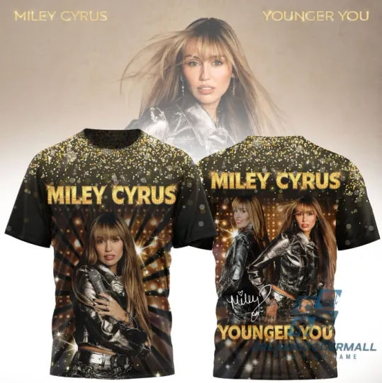 Discover Miley.Cyrus Younger You 2026 Unisex 3D T-Shirt Full Sizes