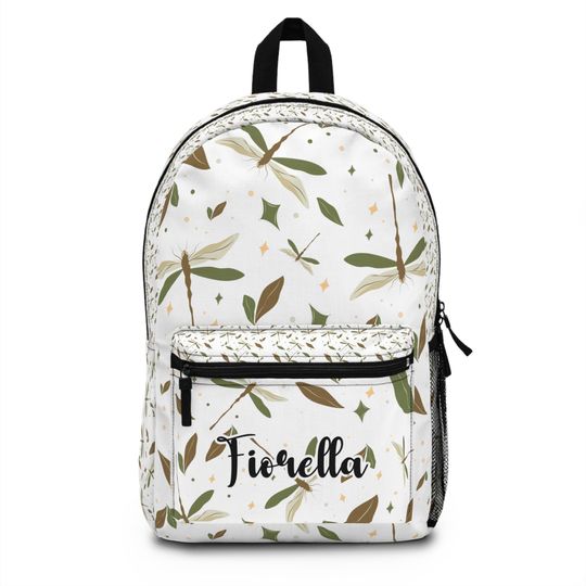 Discover Boho Dragonfly Pattern Backpack, Back to School, Pre-k Grad school, High school