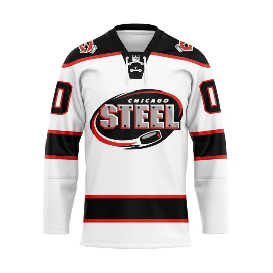 Discover Chicago Steel Personalized 2025/26 White Hockey Shirt Fan Gear