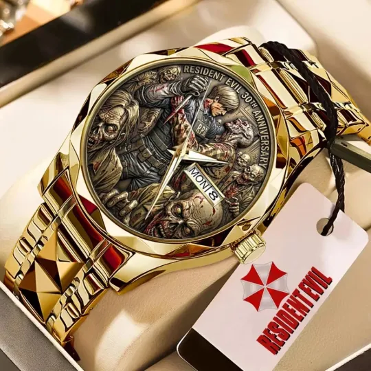 Discover Resident Evil 30th Anniversary Alloy Luxury Quartz Watch