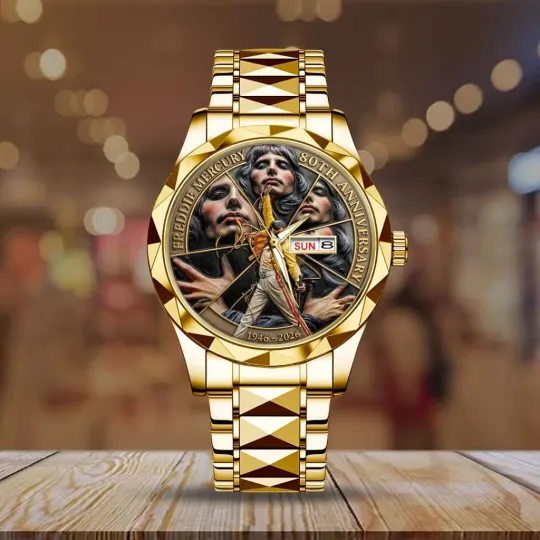Discover Freddie Mercury 80th Anniversary 2026 Alloy Luxury Quartz Watch
