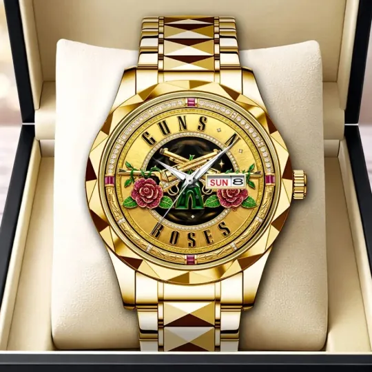 Discover Guns N’ Roses Alloy Luxury Quartz Watch