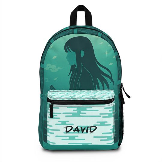 Discover Anime Backpack ,tokito Style Backpack | Blue Gradient Cloud-Inspired Bag for Manga Fans, Cosplayers Students | Gift for Anime Lovers & Teens