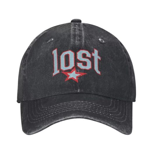 Discover MGK Lost Americana Rapper Baseball Denim Cap - 100% Cotton Denim Baseball Cap Hat, Women Men Baseball Cap, Adjustable Cap