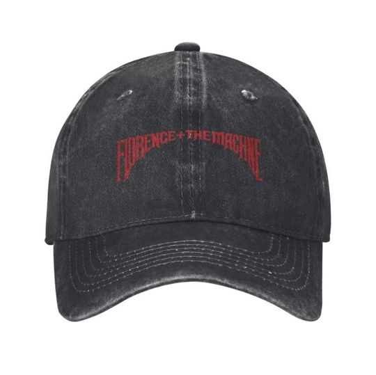 Florence and The Machine Tour 2026 Baseball Denim Cap - Denim Baseball Cap Hat, Women Men Baseball Cap, Adjustable Cap