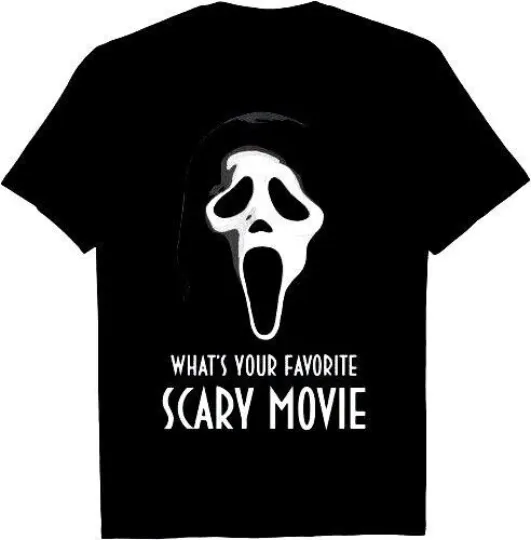Discover Ghostface What's Your Favorite Scary Movie Halloween T-Shirt