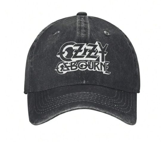 Discover Oz Osborn Vintage Distressed Baseball Denim Cap - 100% Cotton Denim Baseball Cap Hat, Women Men Baseball Cap, Adjustable Cap