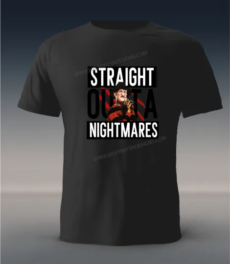 Discover Freddy K. Halloween T-Shirt Straight Outta Nightmares