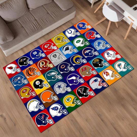Discover American Football Team Rug,Football Rug,Sport Rug,Boys Room Rug,Custom Rug,Hypebeast Rug,Area Rug,Personalized Rug,Unique Rug,Gift For Him