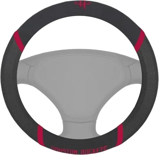 Discover Houston Rockets Steering Wheel Cover