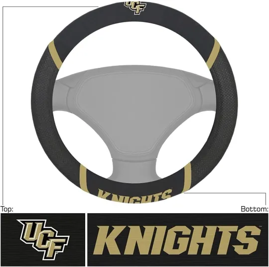 Discover UCF Central Florida Knights Steering Wheel Cover