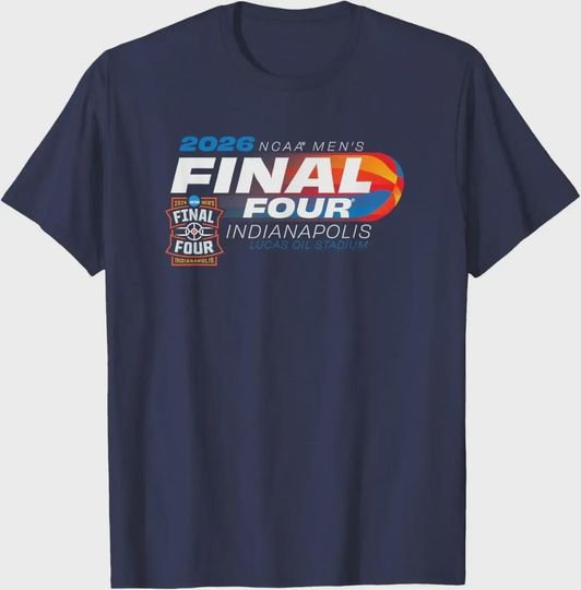 Discover 2026 NCAA Men's Final Four Indianapolis T-Shirt, Retro Basketball Game Day Tee