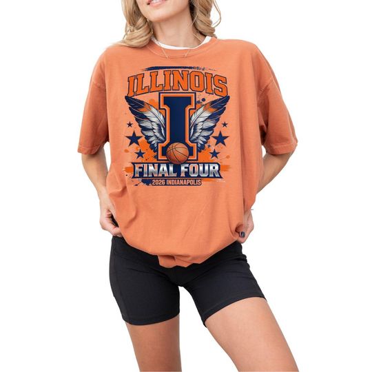 Discover Illinois Final Four 2026 Shirt - Indianapolis Basketball Fan Tee - Illini Basketball Shirt - Indianapolis March Madness Tee