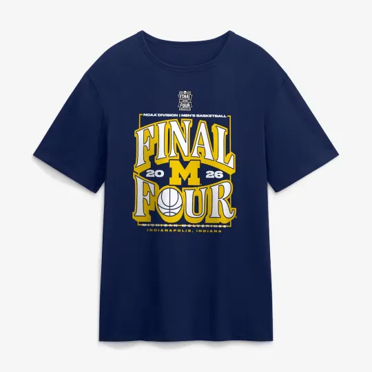 Discover Michigan Wolverines 2026 Basketball Tournament March Madness Final Four Shirt