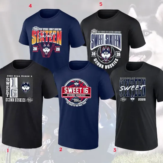 Discover HOT! UConn Huskies 2026 Sweet Sixteen Basketball Tournament March Madness