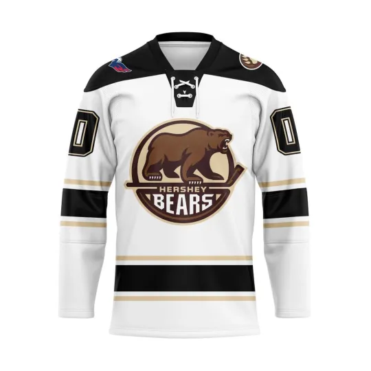 Discover Hershey Bears Personalized 2025/26 White Hockey Shirt Fan Gear