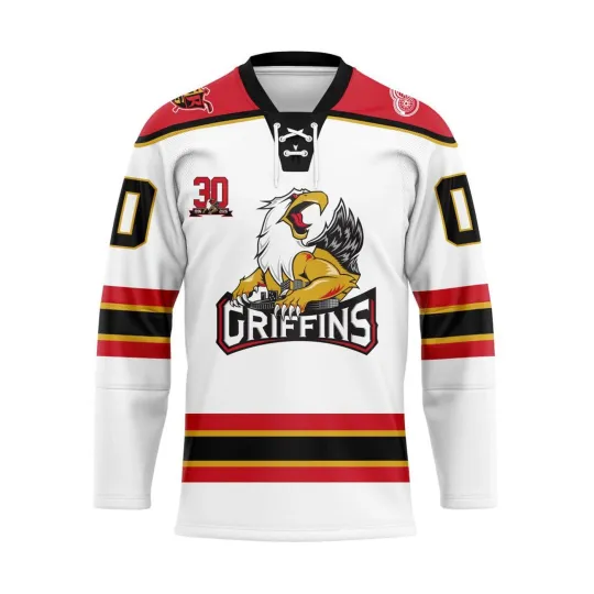 Discover Grand Rapids Griffins Personalized 2025/26 White Hockey Shirt Fan Gear