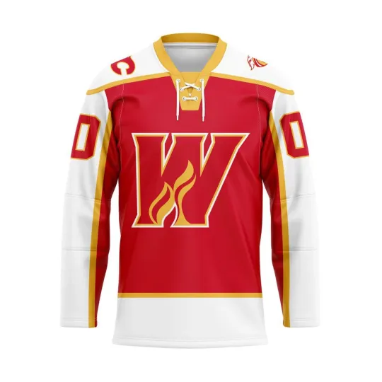 Discover Calgary Wranglers Personalized 2025/26 Red Hockey Shirt Fan Gear