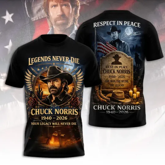 Discover Chuck Norris 3D Apparel Tshirt
