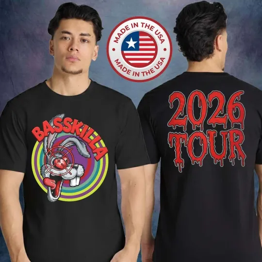 Discover Che Basskilla 2026 Tour Double Sided Unisex T-Shirt