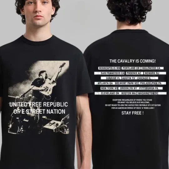 Discover Bruce Springsteen E Street Band T-Shirt Tour 2026